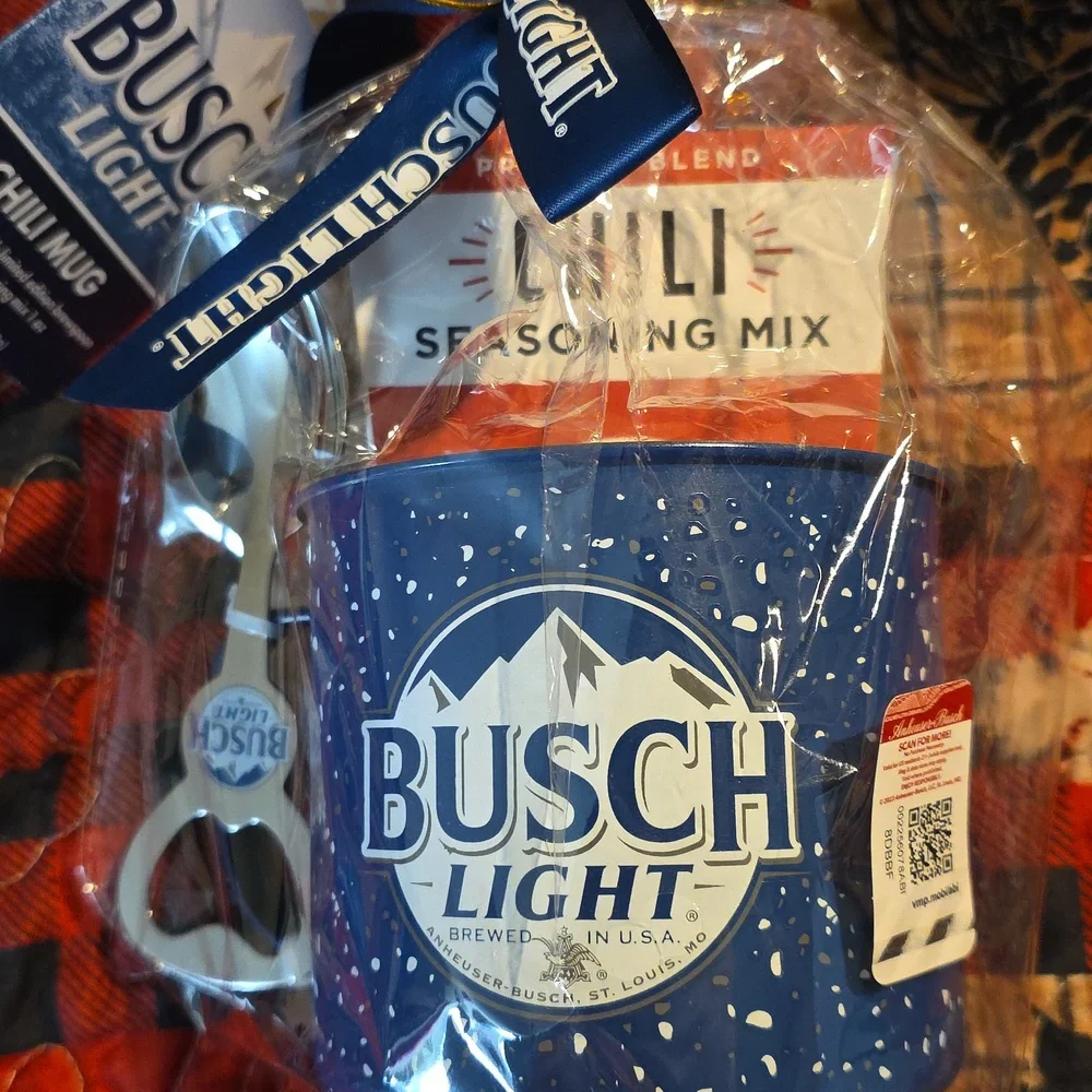 Branded Blue Camp Mug Gift Set